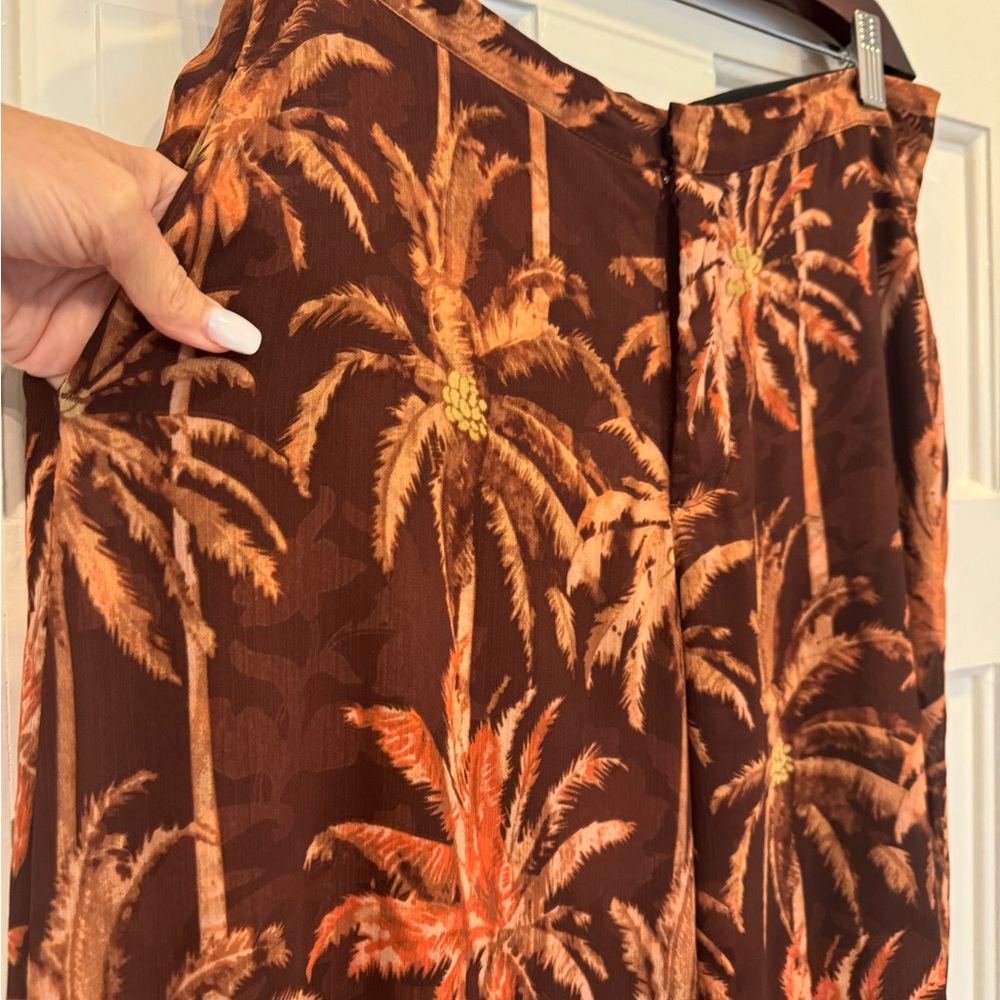 Scotch & Soda Tropical Print Wide Leg Pants - Picture 7 of 9